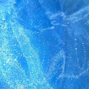 Beautiful Blue Organza Fabric 55"x 38" With Some Glitter